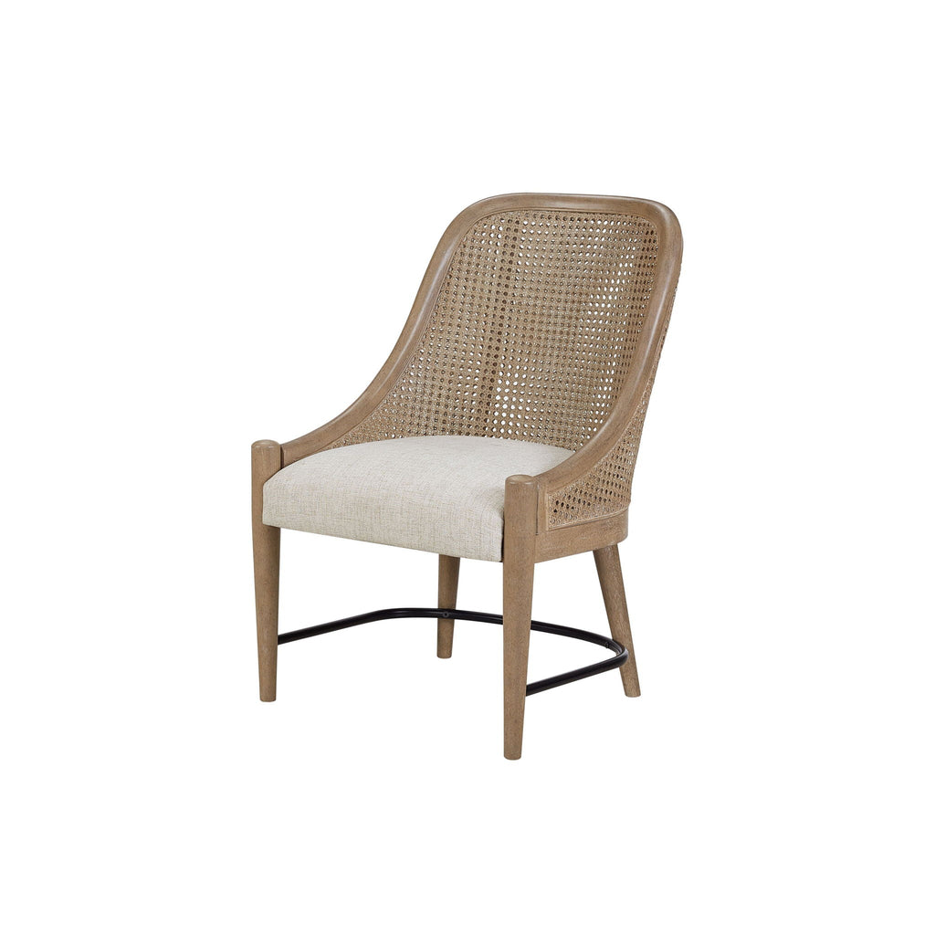 Cane Backed Host Chair Colored (Set of 2) - Sand by Unique Piece Furniture