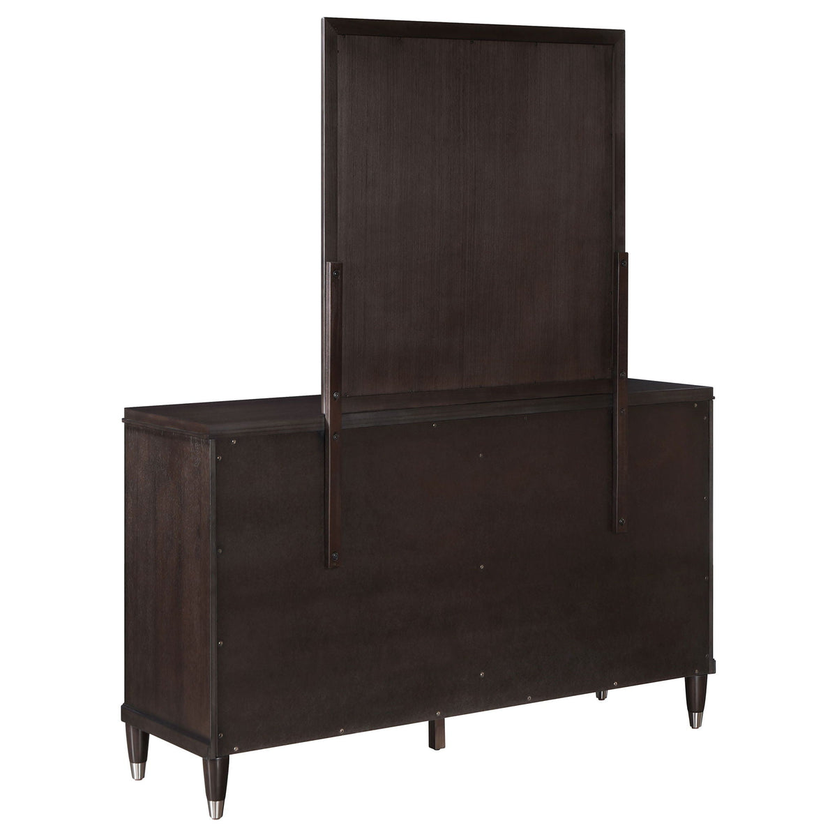 Emberlyn 6-drawer Dresser with Mirror Brown by Unique Piece Furniture