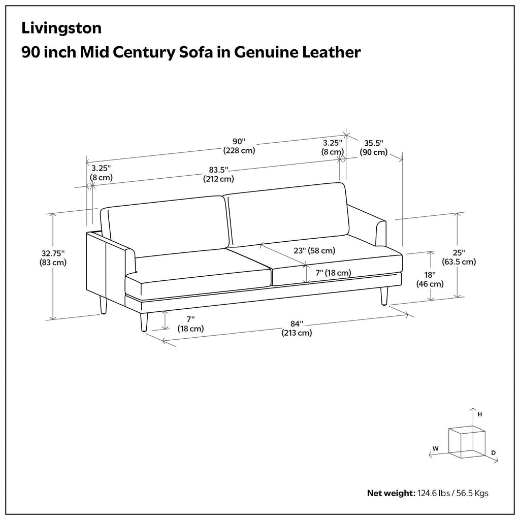 Livingston - Upholstered Sofa by Unique Piece Furniture