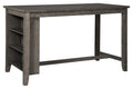 Caitbrook - Rectangular Dining Room Counter Table - Gray by Unique Piece Furniture