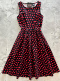 Hearts Midi Dress by Retrolicious