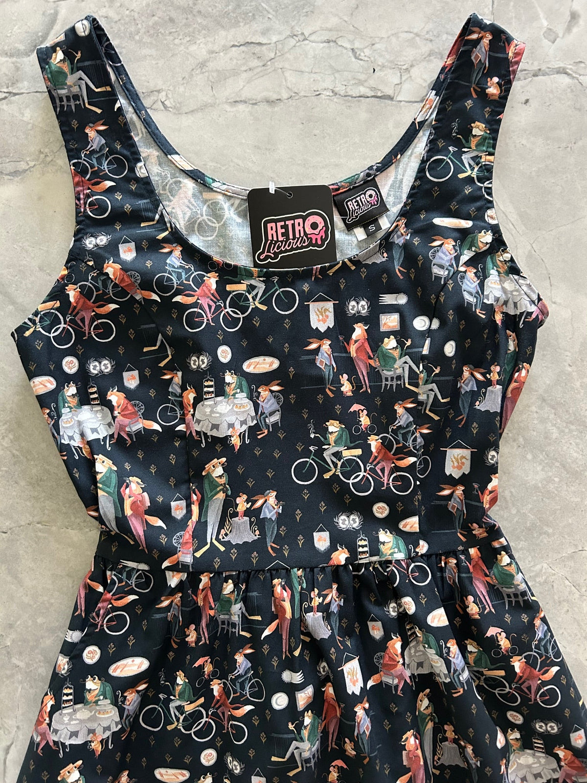 Dapper Fit & Flare Dress - XS only, 1 left! by Retrolicious