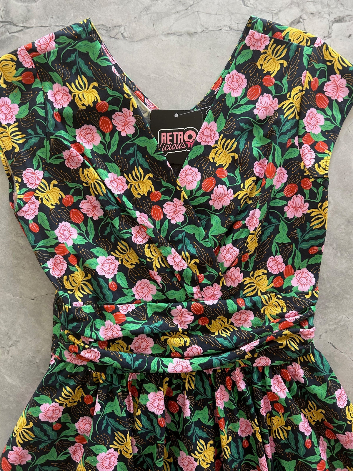 Floral Greta Dress by Retrolicious