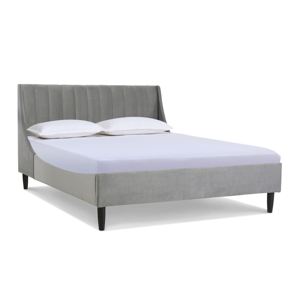 Aspen - Vertical Tufted Modern Headboard Platform Bed Set by Unique Piece Furniture