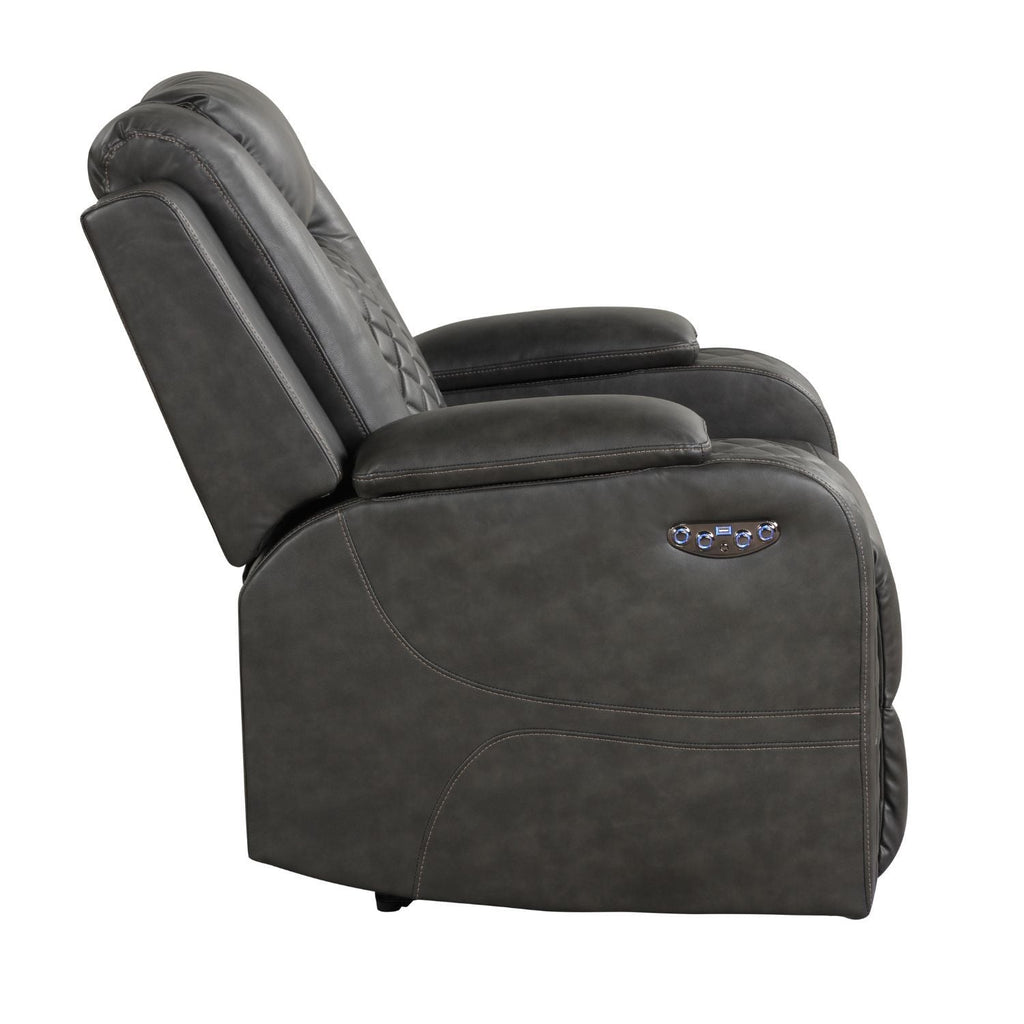 Benz - LED & Power Recliner Chair by Unique Piece Furniture