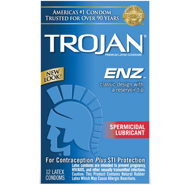 Trojan-Enz with Spermicidal Lubricant 12-Pack by Paradise Marketing Services