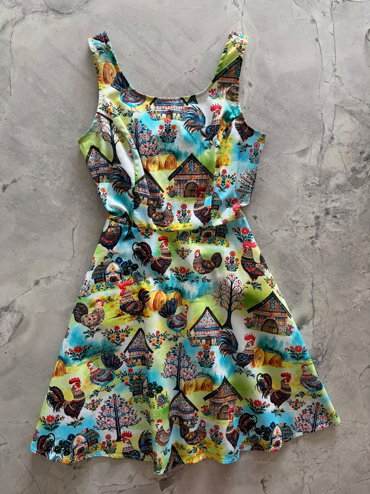 Farm Skater Dress by Retrolicious