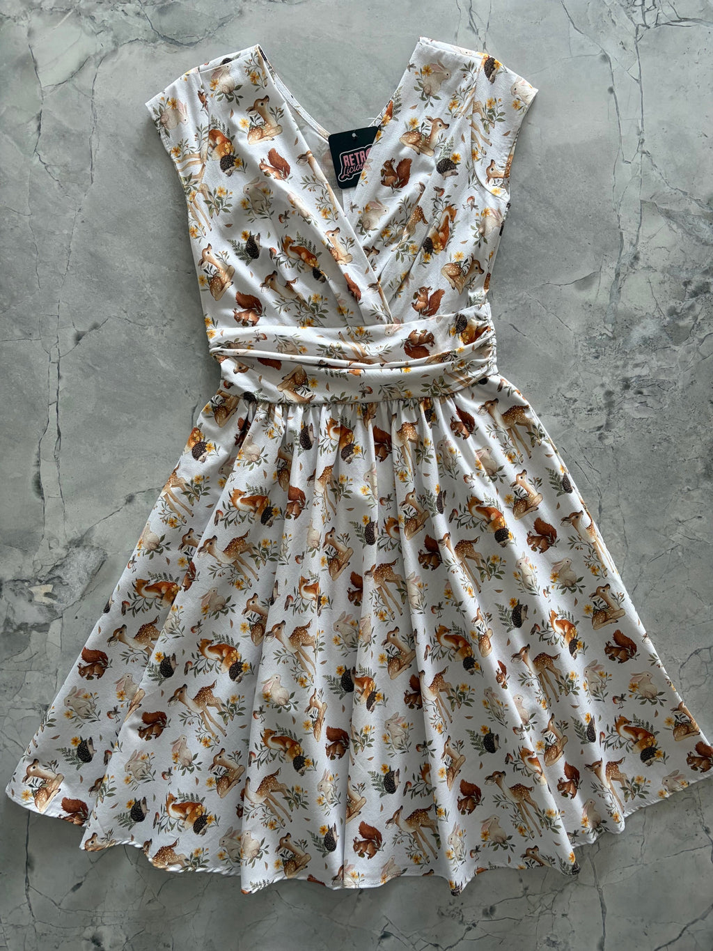 Woodland Animals Greta Dress by Retrolicious