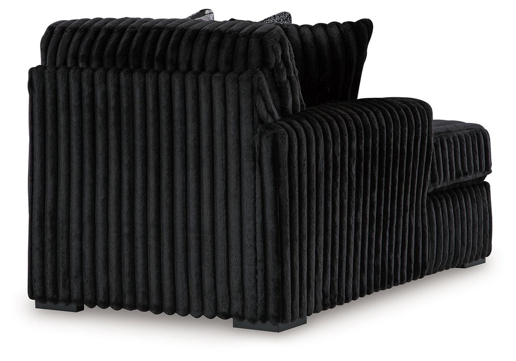 Midnight-Madness - Sectional - Onyx by Unique Piece Furniture