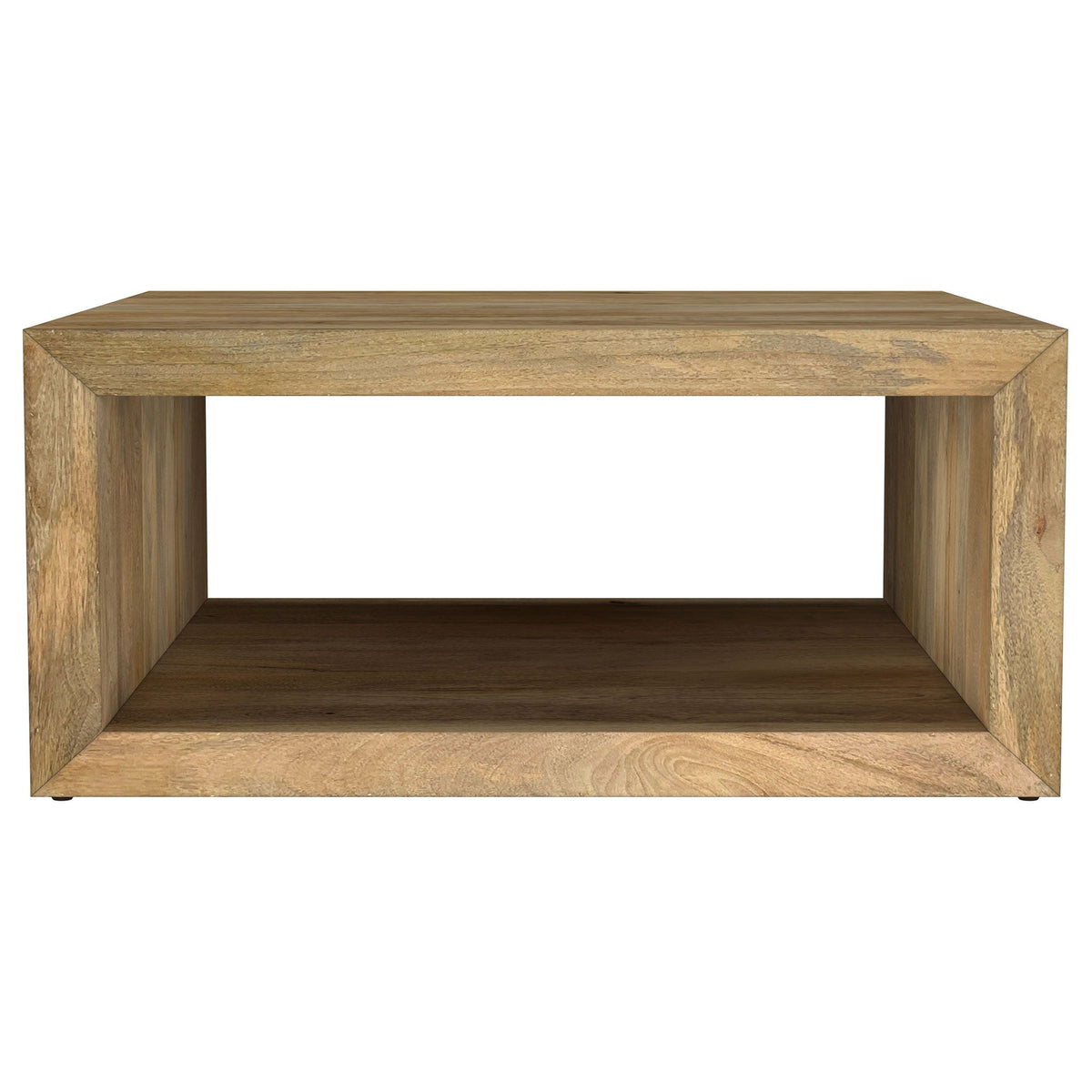 Benton Square Solid Mango Wood Coffee Table Natural by Unique Piece Furniture