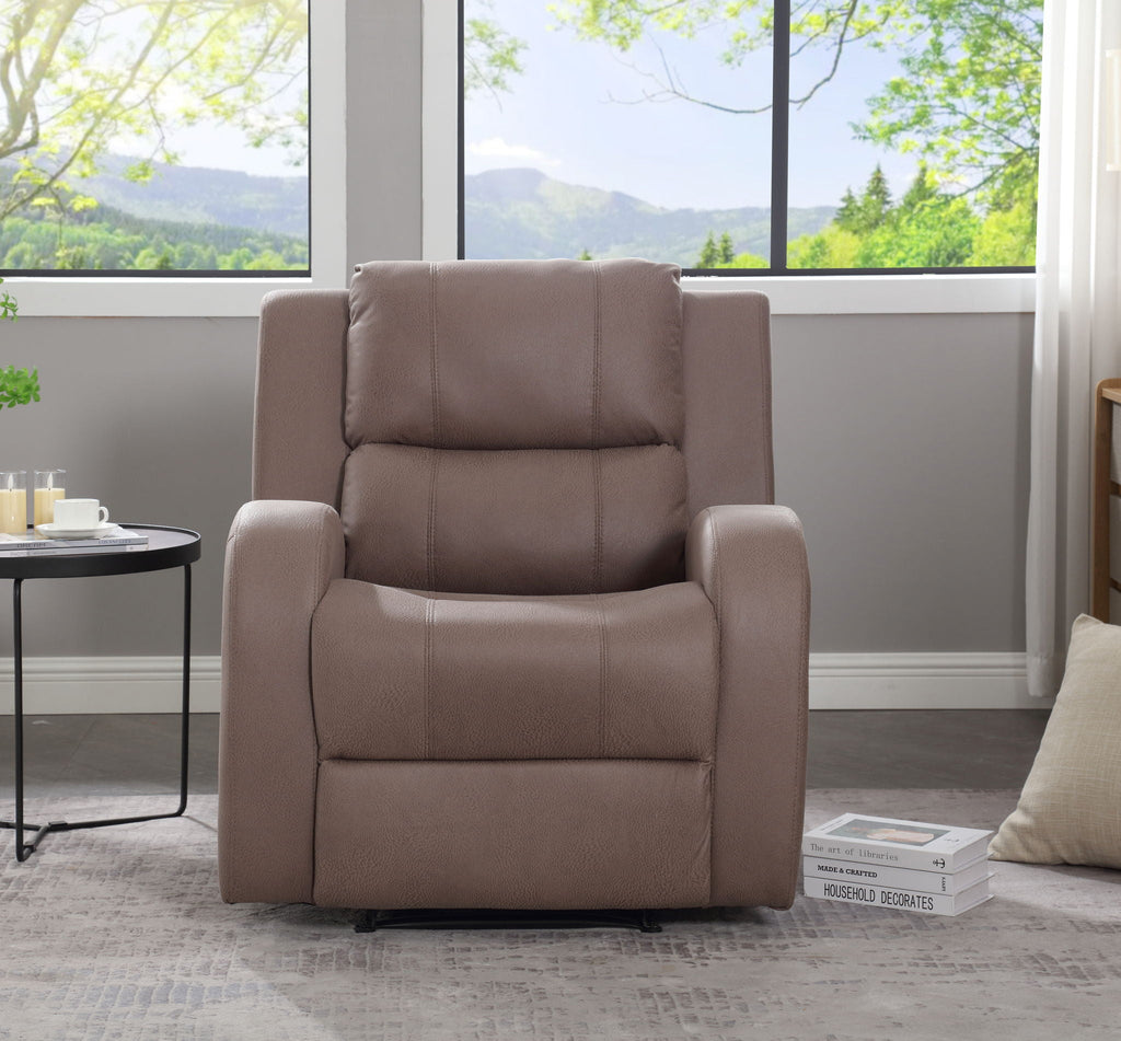 Modern Soft Manual Recliner Chair by Unique Piece Furniture