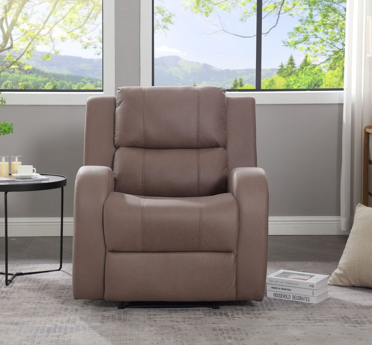 Modern Soft Manual Recliner Chair by Unique Piece Furniture