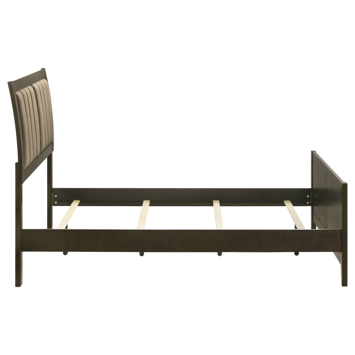 Wilkes 51-inch Upholstered Full Bed Dark Cocoa by Unique Piece Furniture