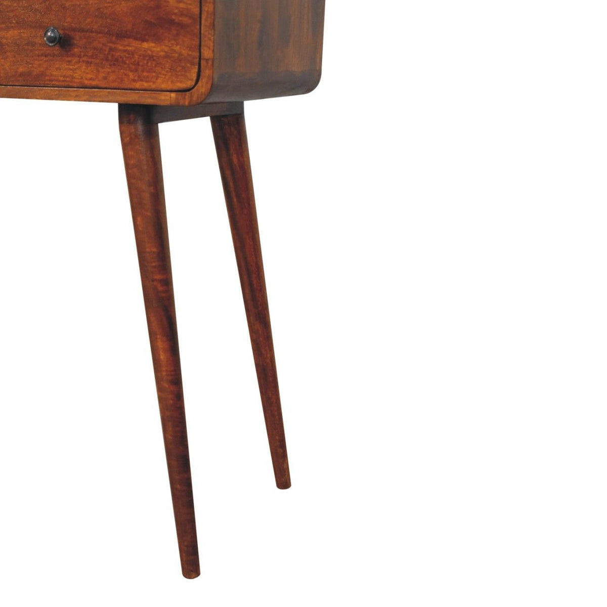 Triple Curved Console Table - Brown by Unique Piece Furniture