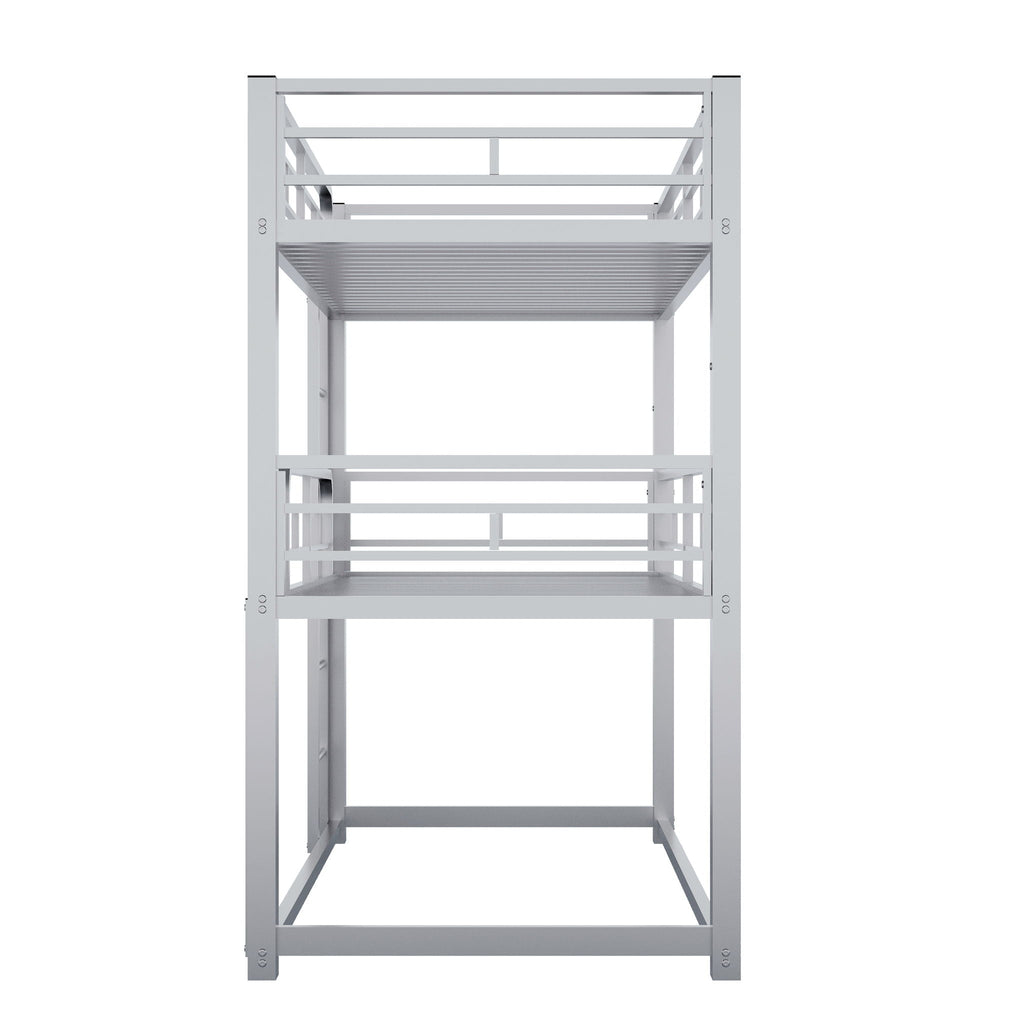 Triple Bunk Bed With Sturdy Construction And Space Saving Design by Unique Piece Furniture