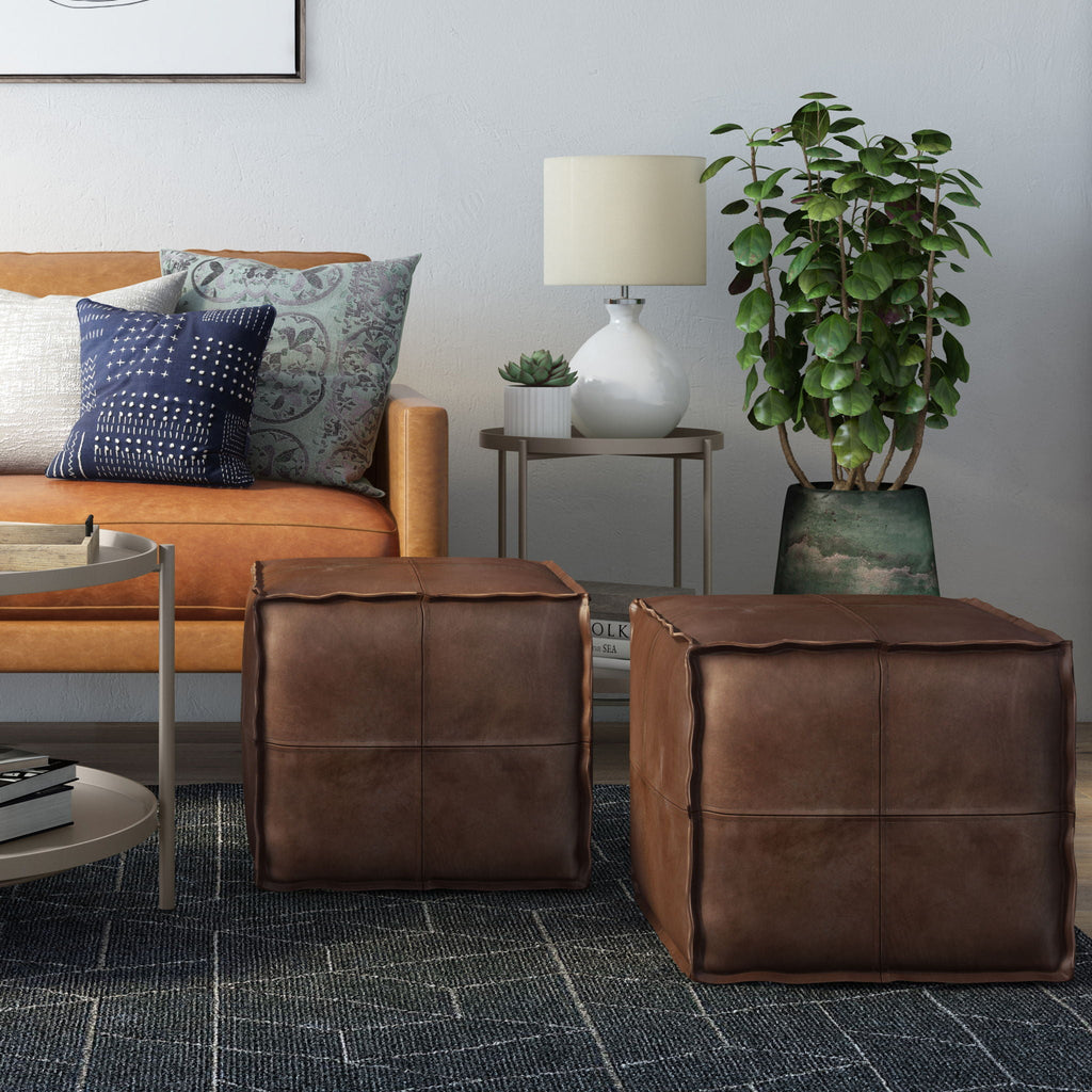 Brody - Versatile Square Pouf by Unique Piece Furniture