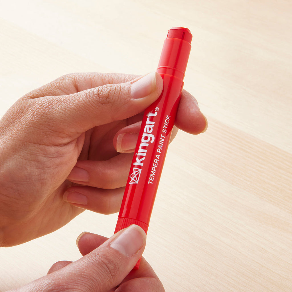 Tempera Paint Thin Sticks, 24 Colors by KINGART