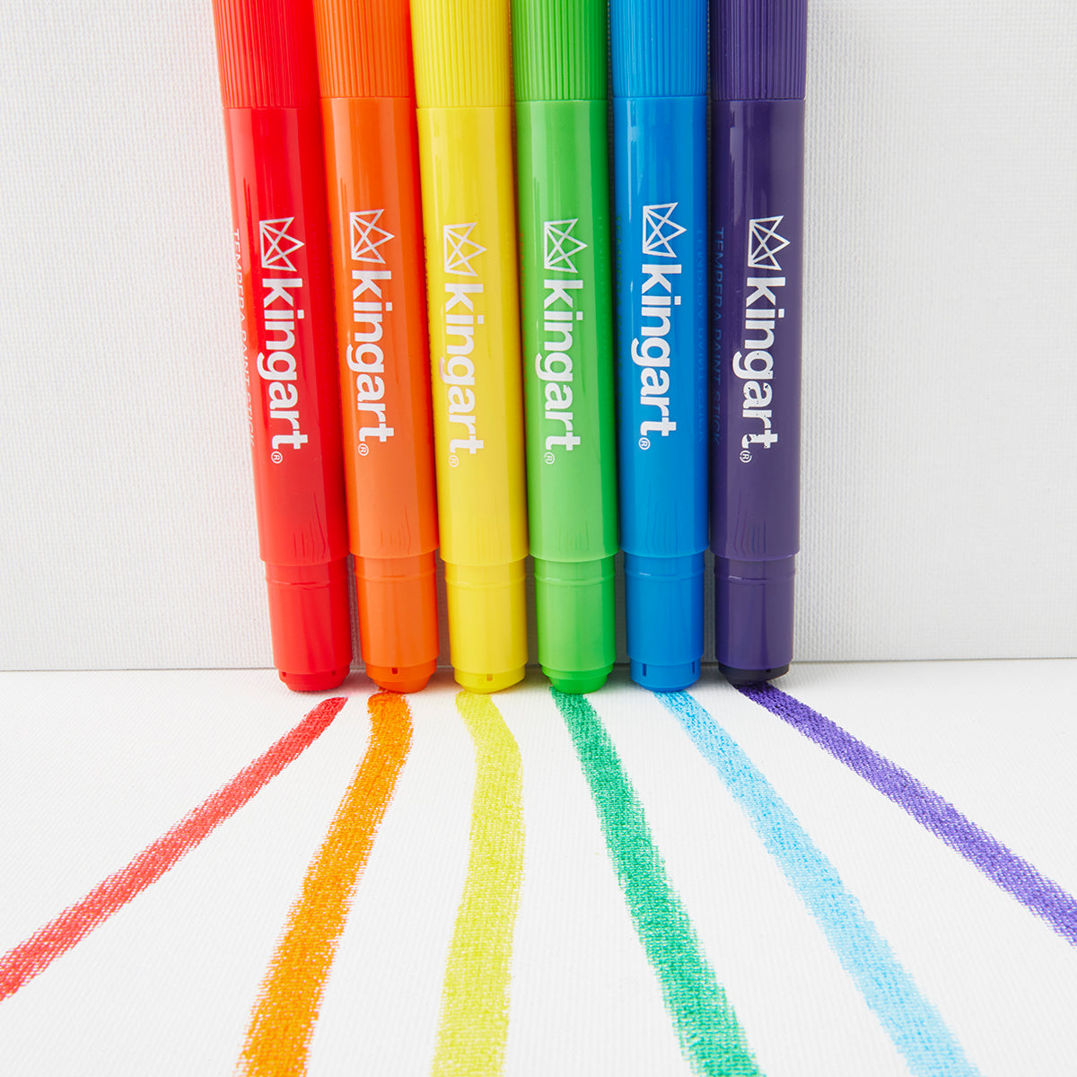 Tempera Paint Thin Sticks, 24 Colors by KINGART
