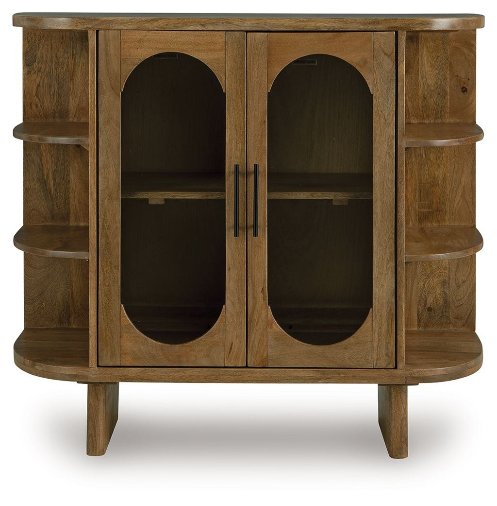 Niall - Accent Cabinet - Light Brown by Unique Piece Furniture