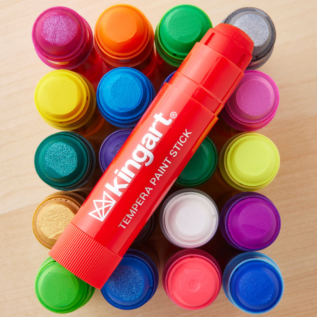 Tempera Paint Sticks, 60 Colors by KINGART