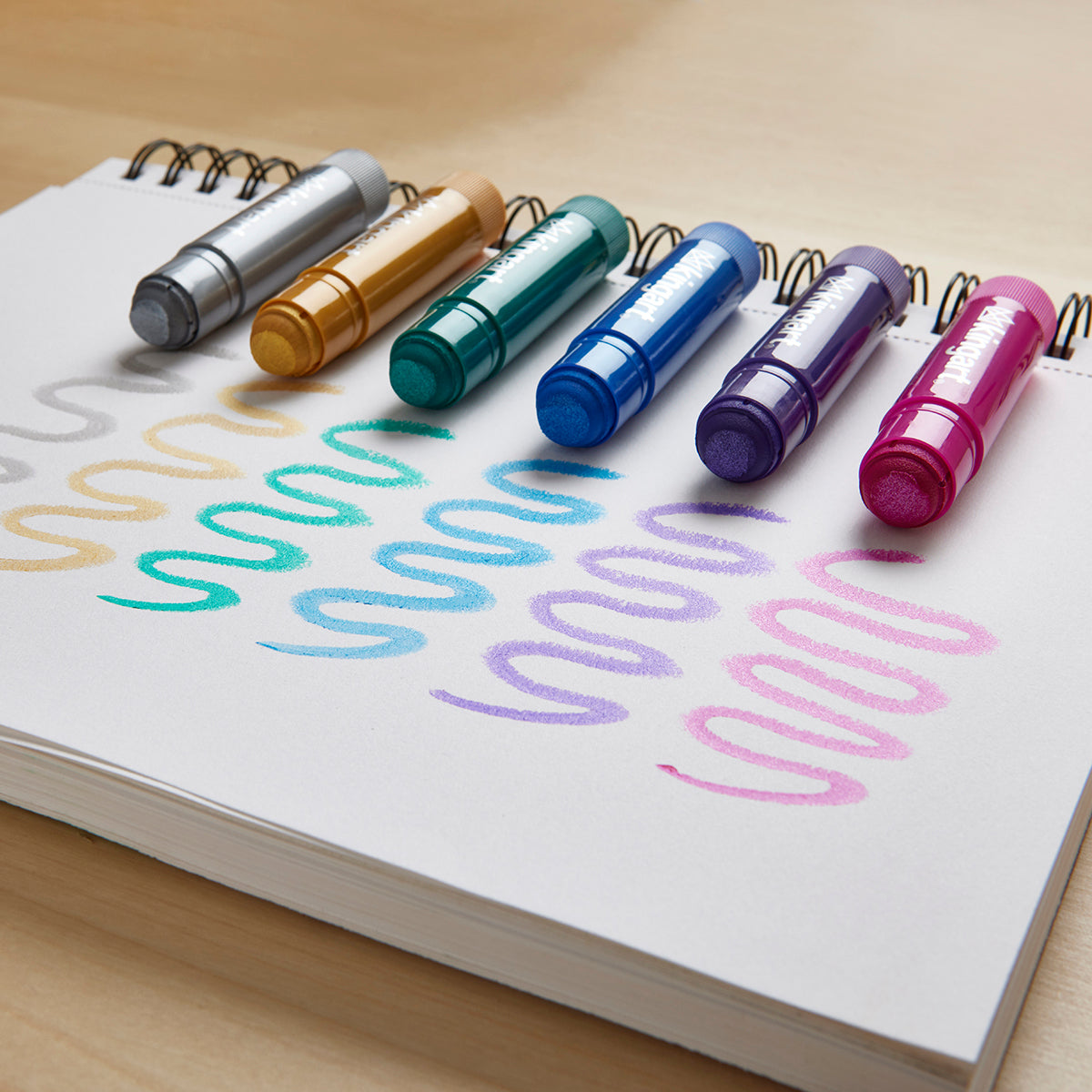 Tempera Paint Sticks – 24 Colors by KINGART