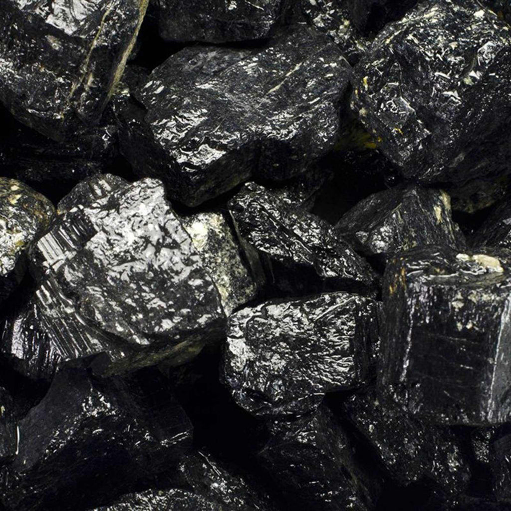 Rough Black Tourmaline – Raw Stone from India by Sacred Crystals