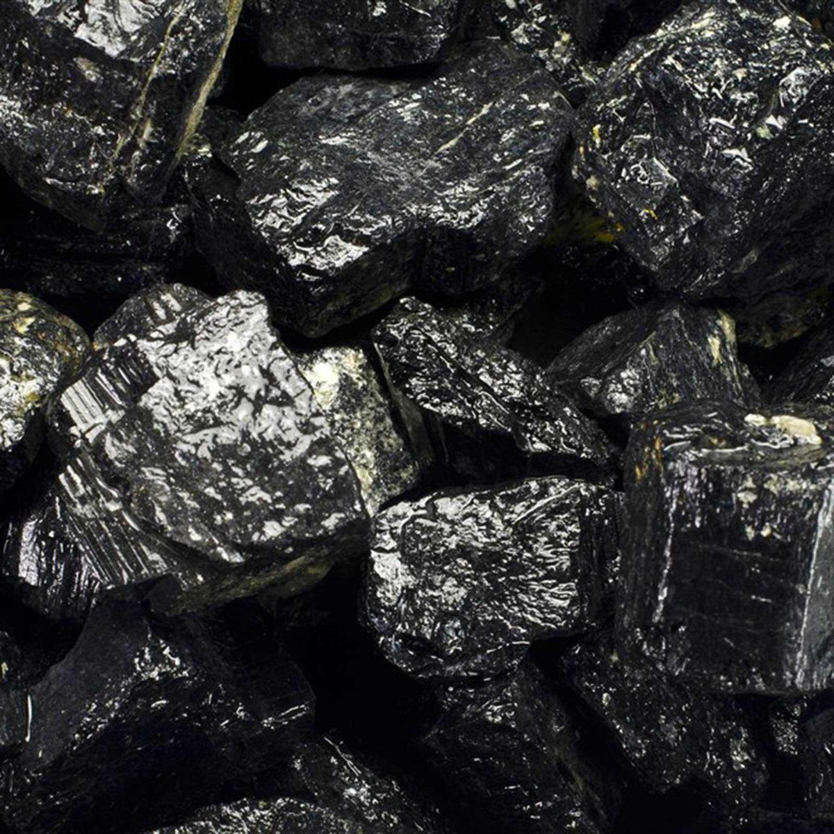 Rough Black Tourmaline – Raw Stone from India by Sacred Crystals
