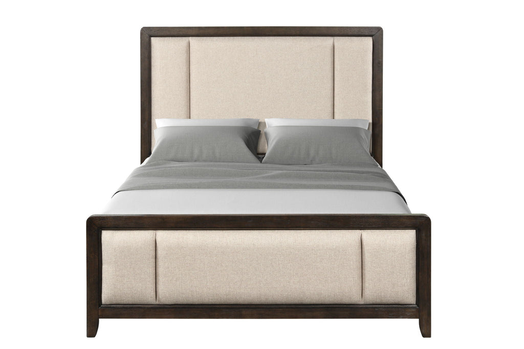 Upholstered Headboard & Footboard With Traditional Styling Bed by Unique Piece Furniture