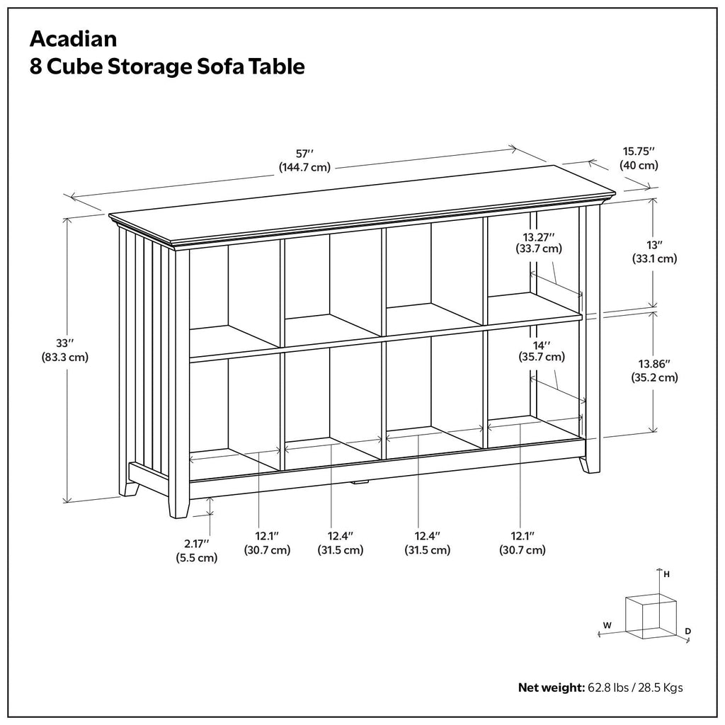 Acadian - Handcrafted Cube Storage by Unique Piece Furniture