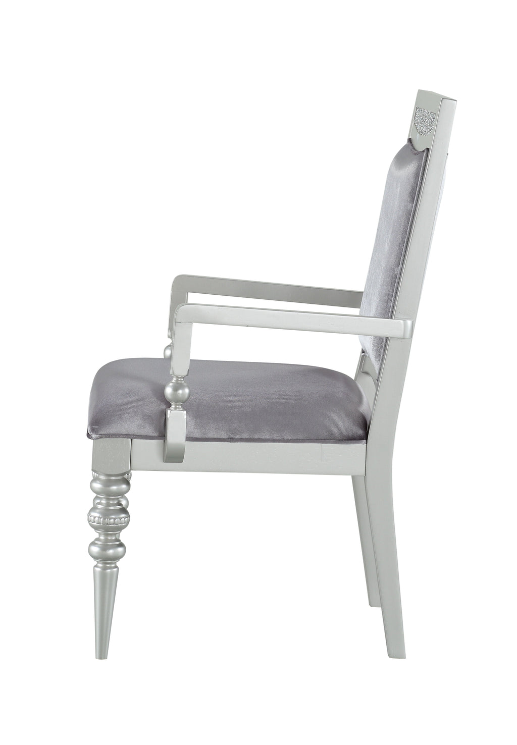 Maverick - Arm Chair (Set of 2) - Silver by Unique Piece Furniture