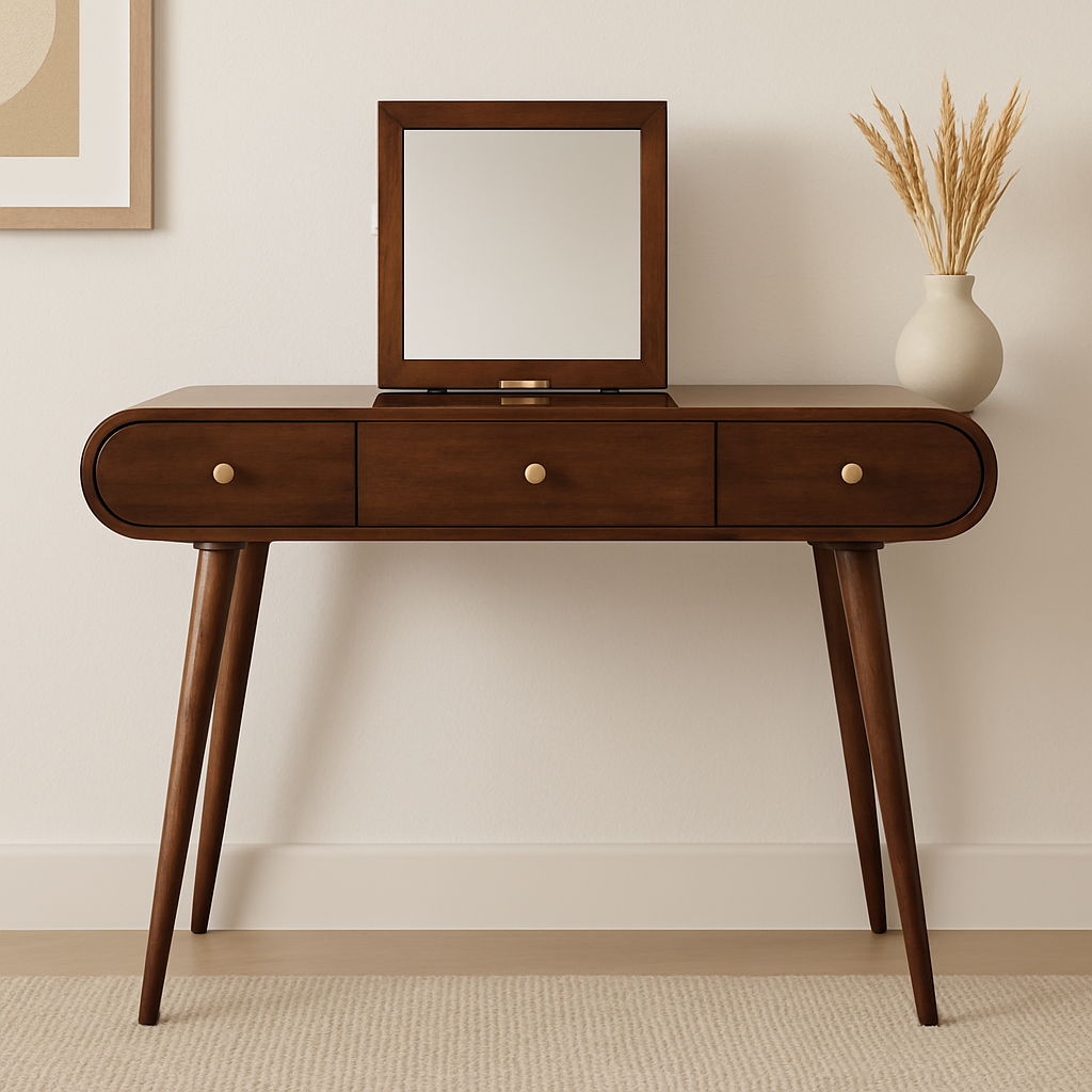 Round Dressing Table by Unique Piece Furniture