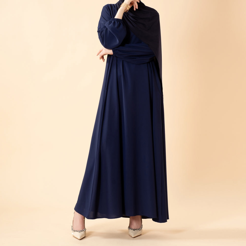 Essential Premium Versatile Pockets Umbrella Cut Abaya (MA113) by Mariam's Collection