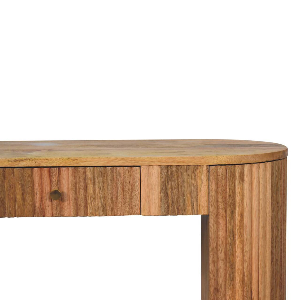 Soba - Straight Console Table - Oak by Unique Piece Furniture