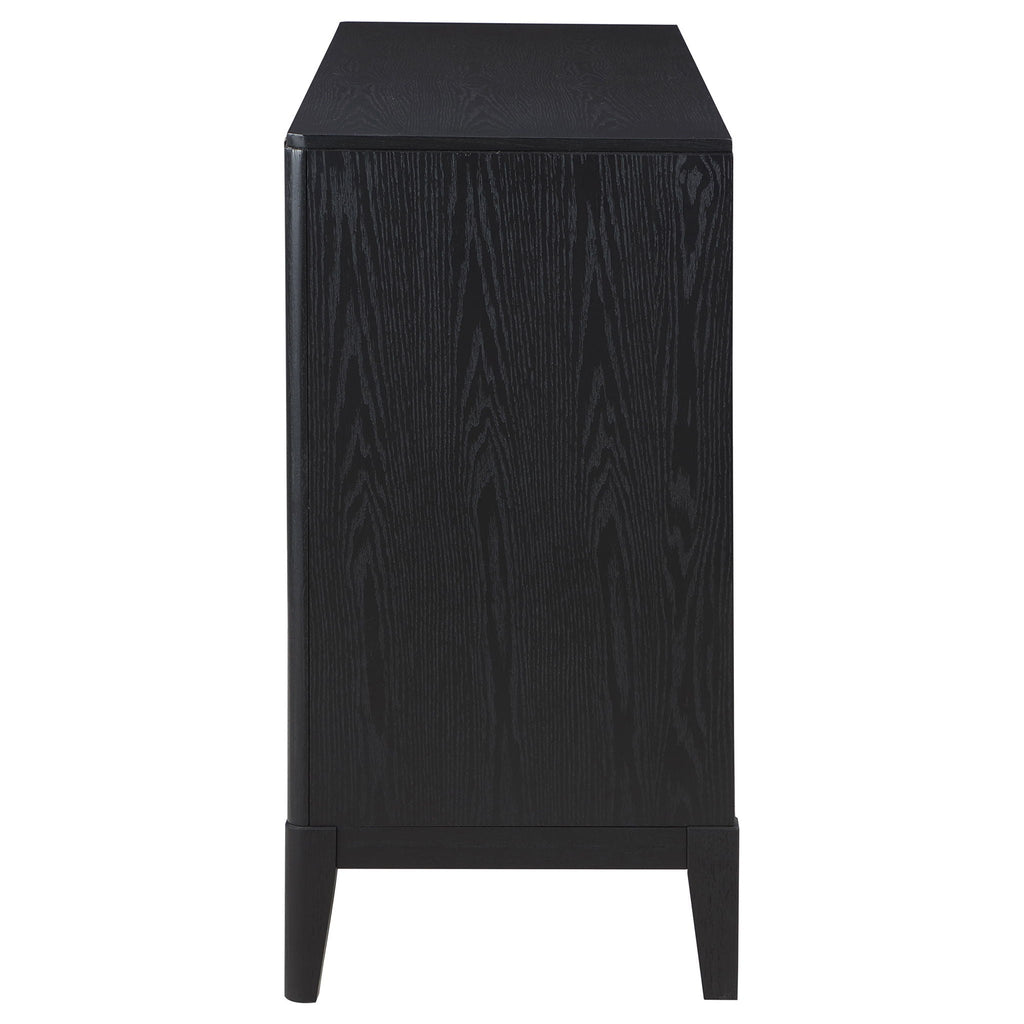 Brookmead 4-door Sideboard Buffet Storage Cabinet Black by Unique Piece Furniture