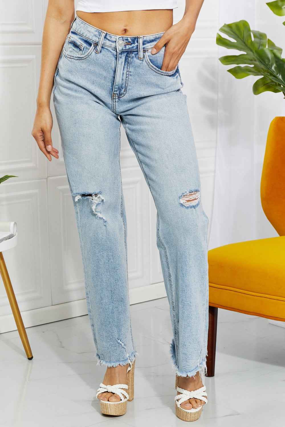 Vervet by Flying Monkey Full Size Allie 90's Dad Jean by Wild and Free Boutique