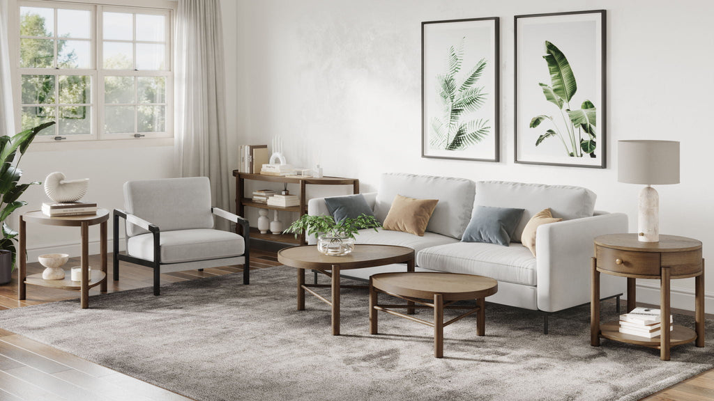 Hadleigh - Demilune Sofa Table by Unique Piece Furniture