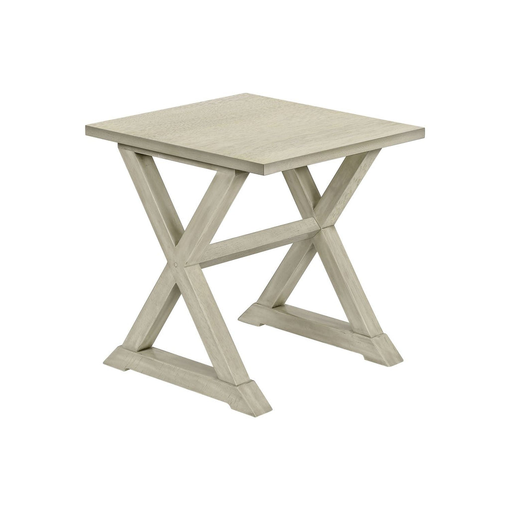 Compact Accent End Table, Square, Transitional by Unique Piece Furniture