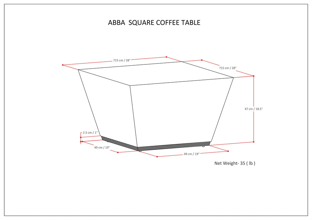 Abba - Handcrafted Coffee Table by Unique Piece Furniture