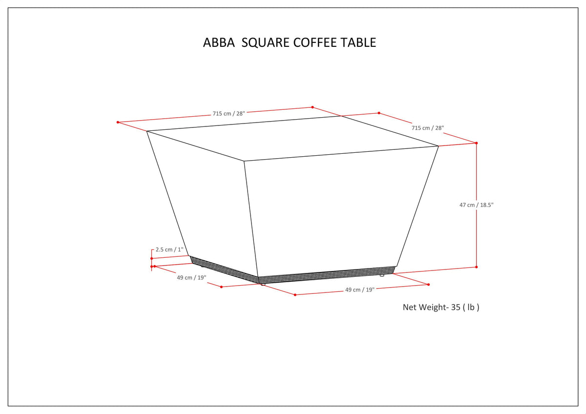 Abba - Handcrafted Coffee Table by Unique Piece Furniture