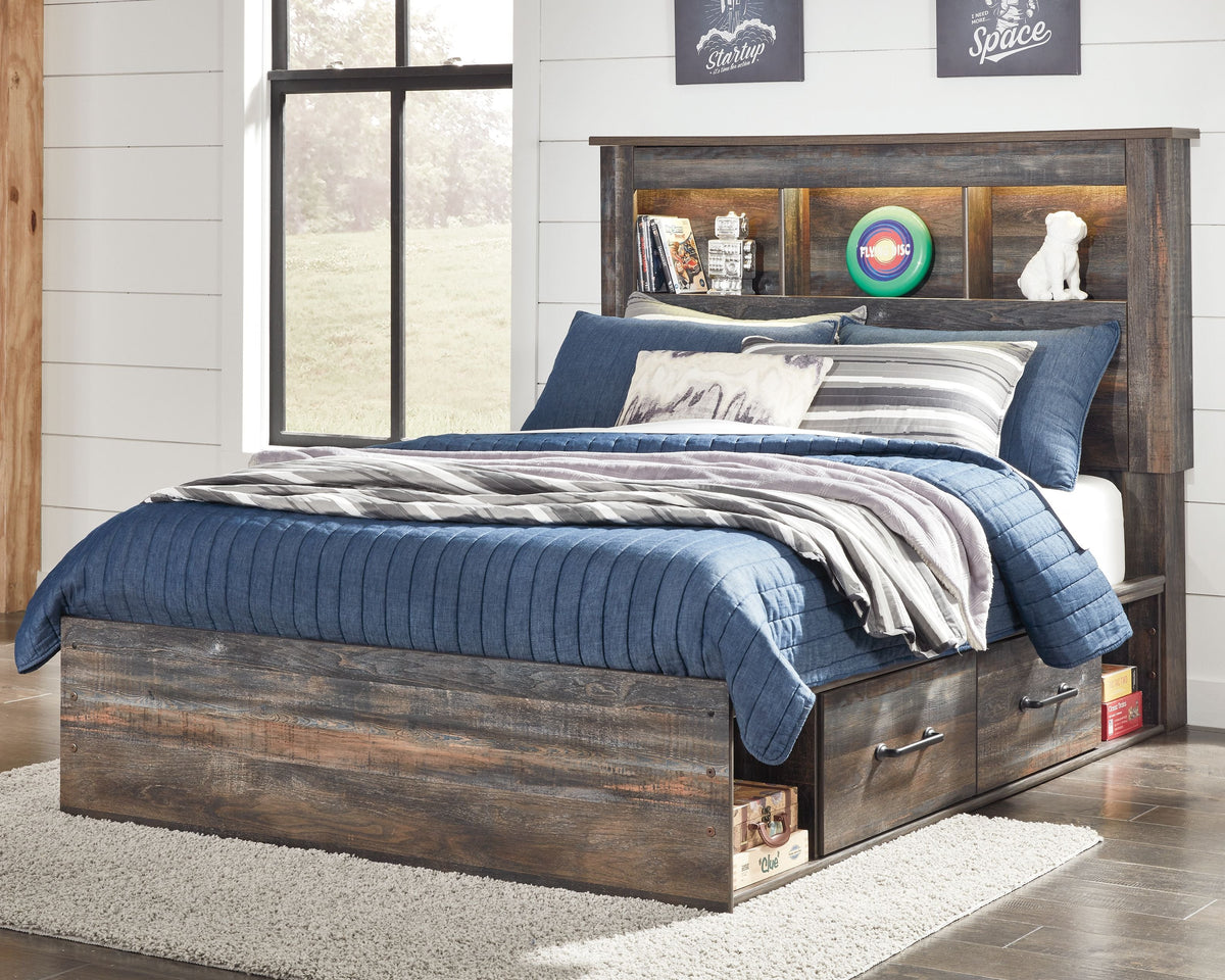 Drystan - Panel Bookcase Bed by Unique Piece Furniture
