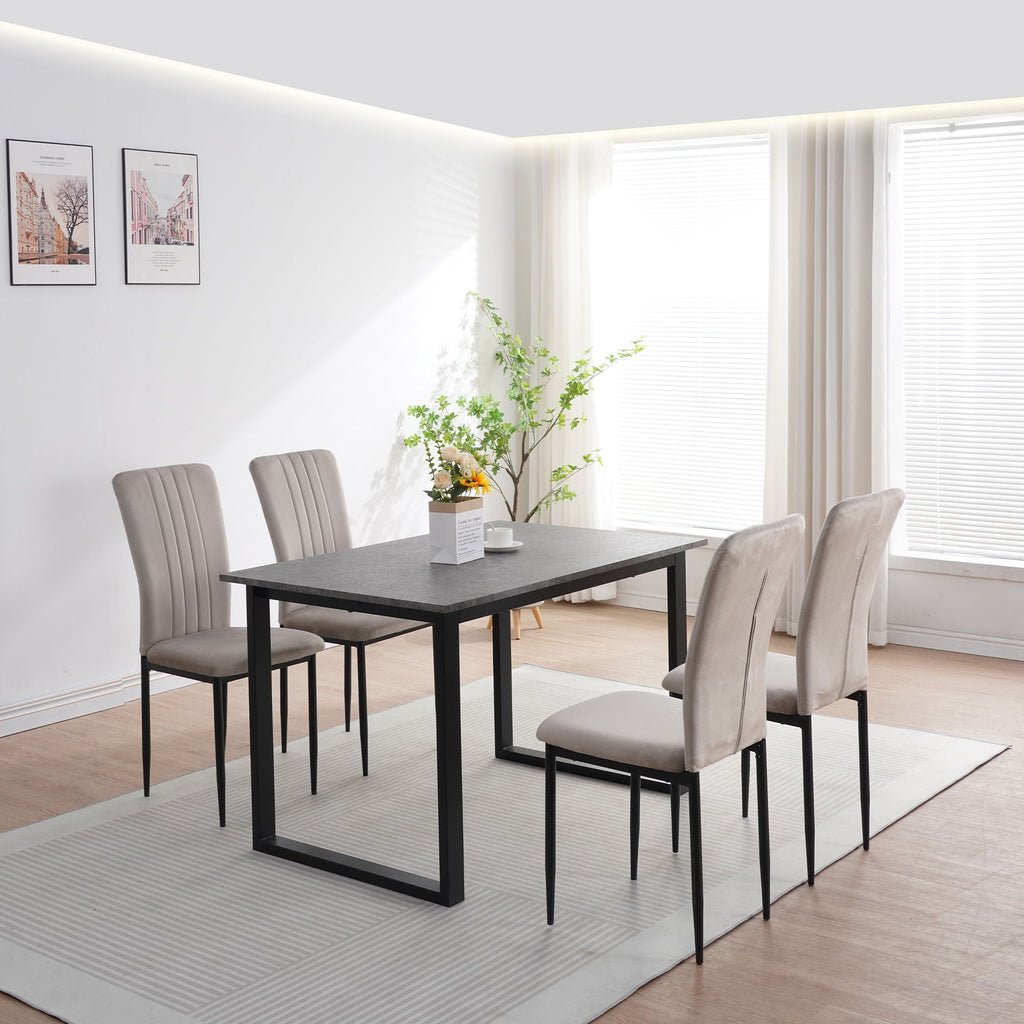 Velvet Dining Chairs For Dining Room (Set of 4) by Unique Piece Furniture