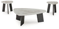 Lilyberg - Occasional Table Set (Set of 3) - Gray / Black by Unique Piece Furniture