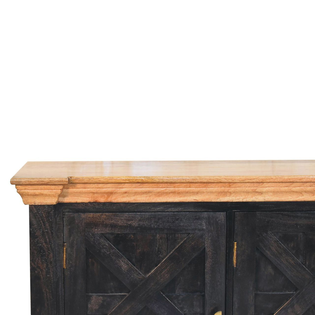 Regal - Rustic Sideboard - Black by Unique Piece Furniture