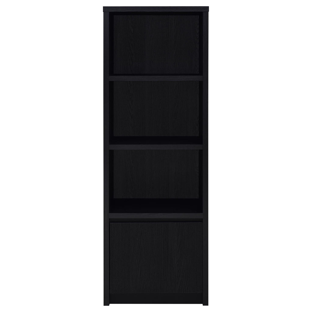 Winfield 3-shelf Media Tower Entertainment Pier Black by Unique Piece Furniture