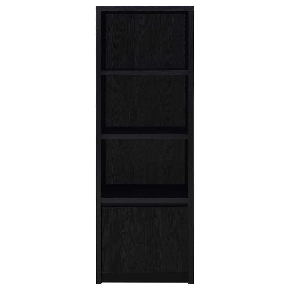 Winfield 3-shelf Media Tower Entertainment Pier Black by Unique Piece Furniture