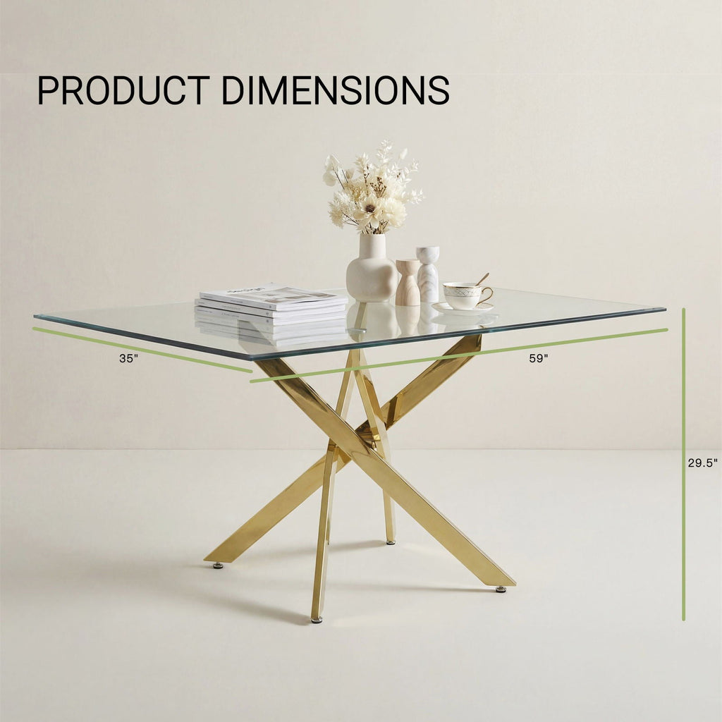 Modern Rectangular Table For Dining Room by Unique Piece Furniture