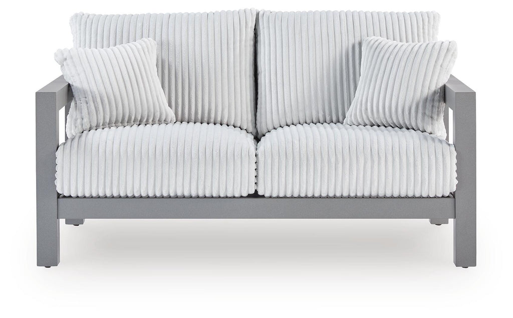 Hurley Park - Loveseat With Cushion - Gray by Unique Piece Furniture