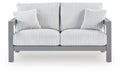 Hurley Park - Loveseat With Cushion - Gray by Unique Piece Furniture