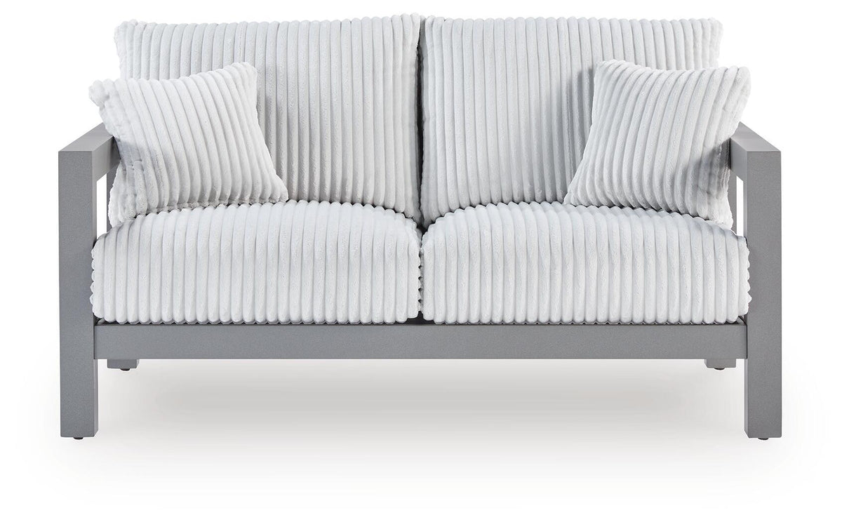 Hurley Park - Loveseat With Cushion - Gray by Unique Piece Furniture