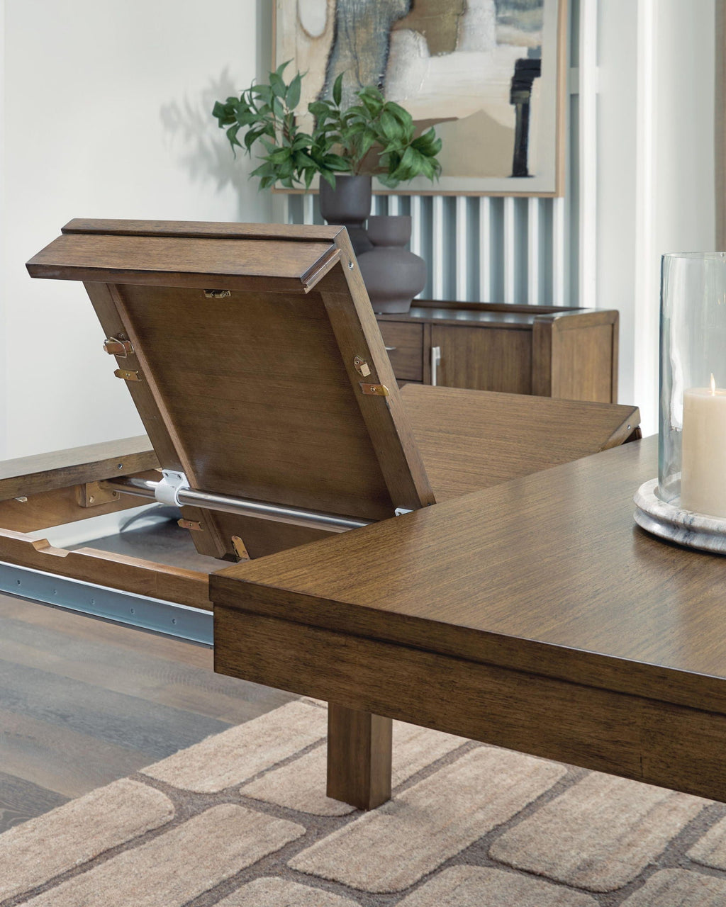 Marxmore - Rectangular Dining Room Butterfly Extension Table - Brown by Unique Piece Furniture